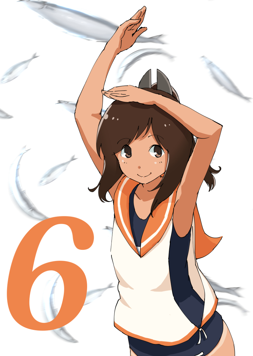 This is a pixiv picture whose title is 6周年.