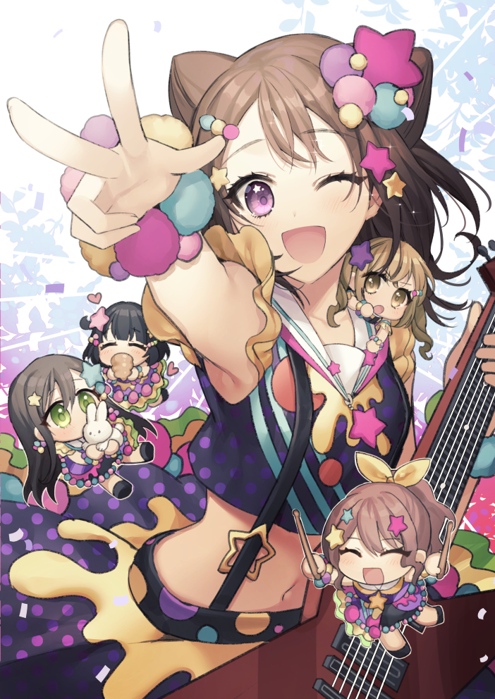 This is a pixiv picture whose title is Poppin'Party.