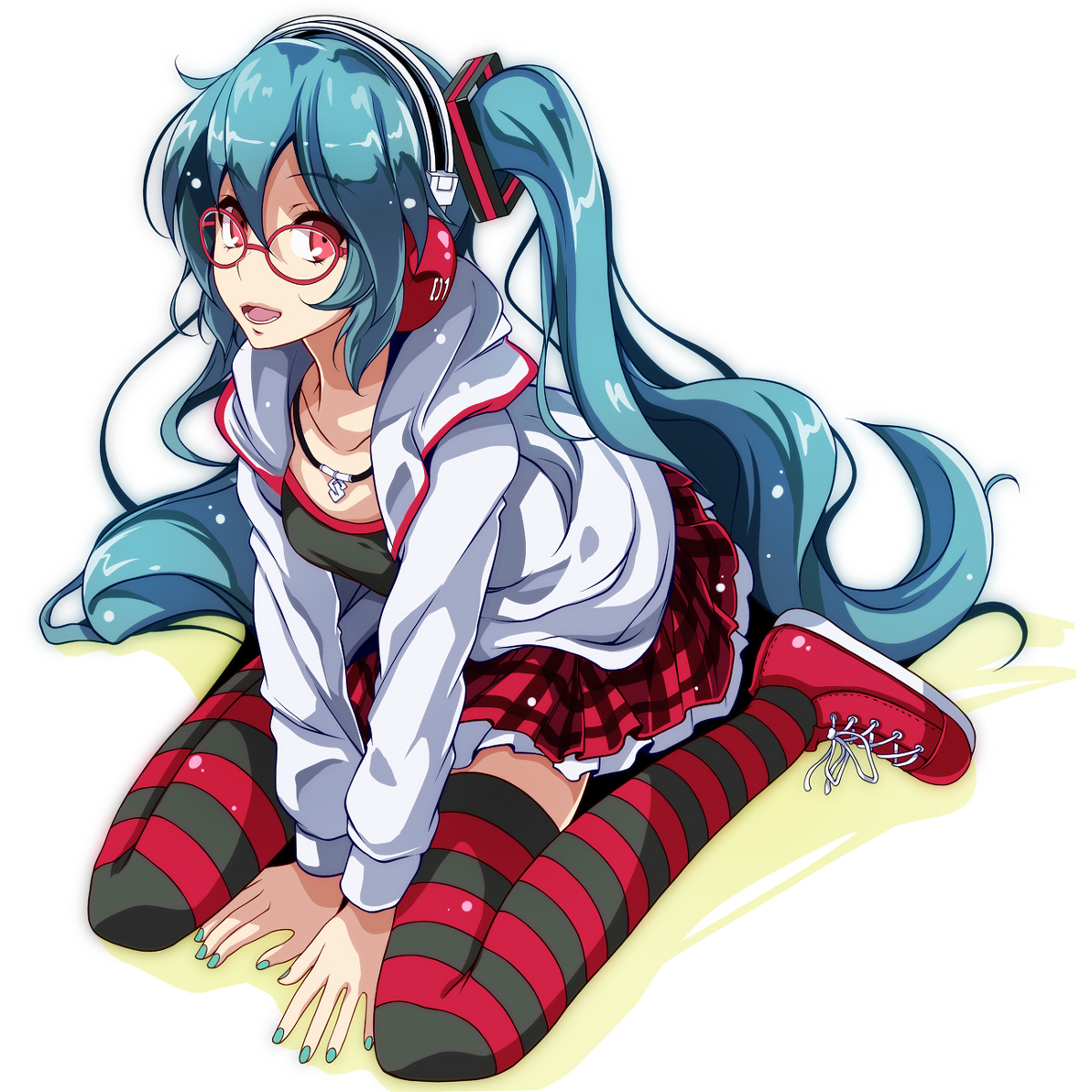 This is a pixiv picture whose title is 【初音ミク】 ナチュラル.