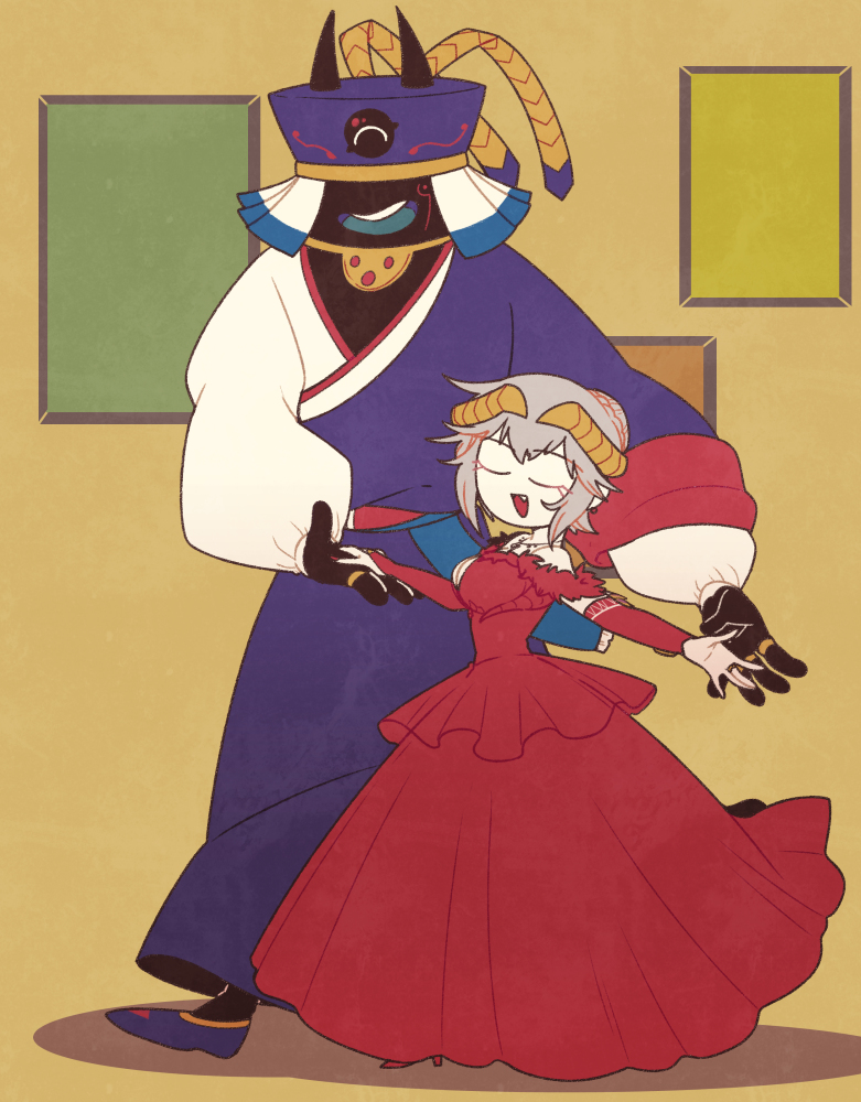 This is a pixiv picture whose title is 【PFLS】どちらへ？【謳華祭】.