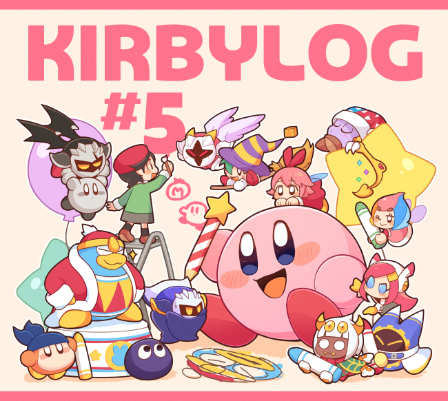 This is a pixiv picture whose title is KirbyLOG5+web再録.