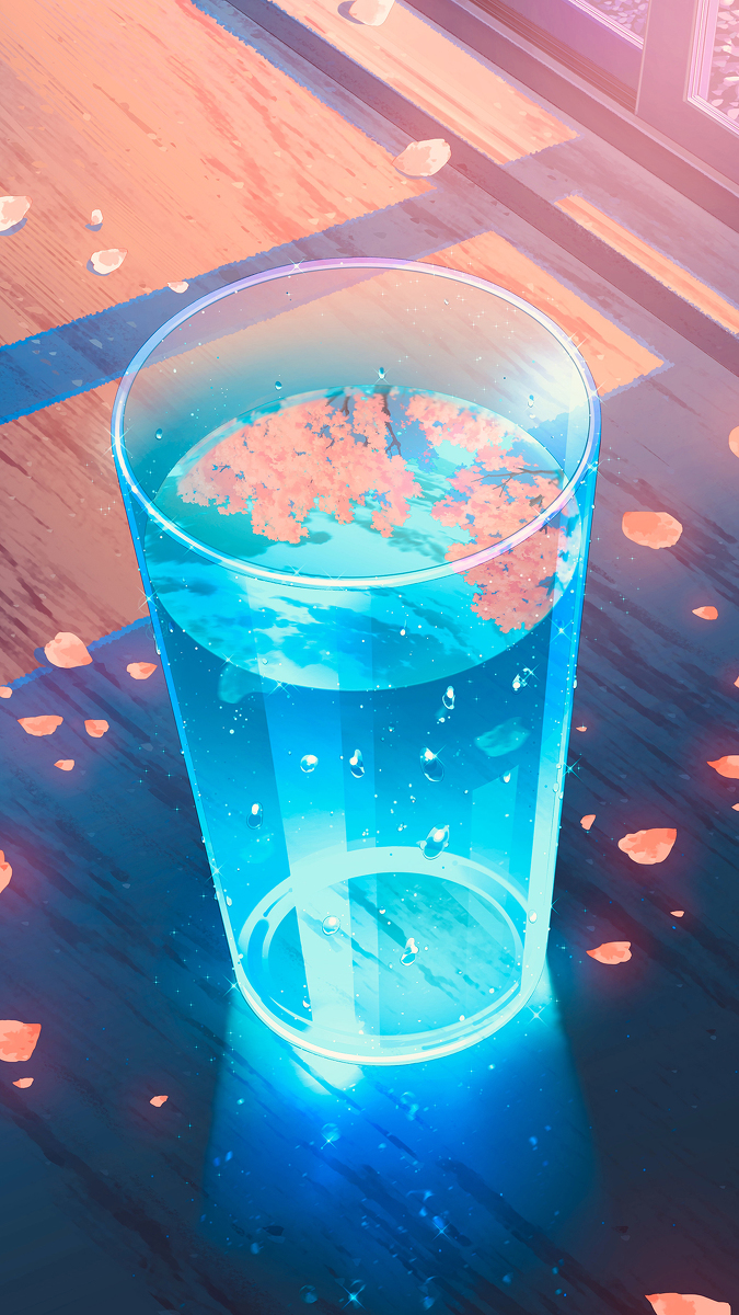 This is a pixiv picture whose title is DRINK-朝桜-.