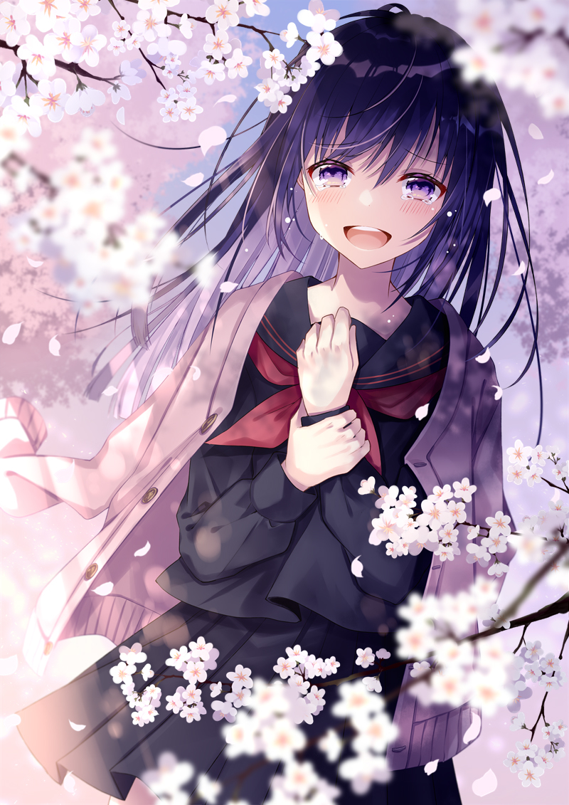 This is a pixiv picture whose title is 春霞.