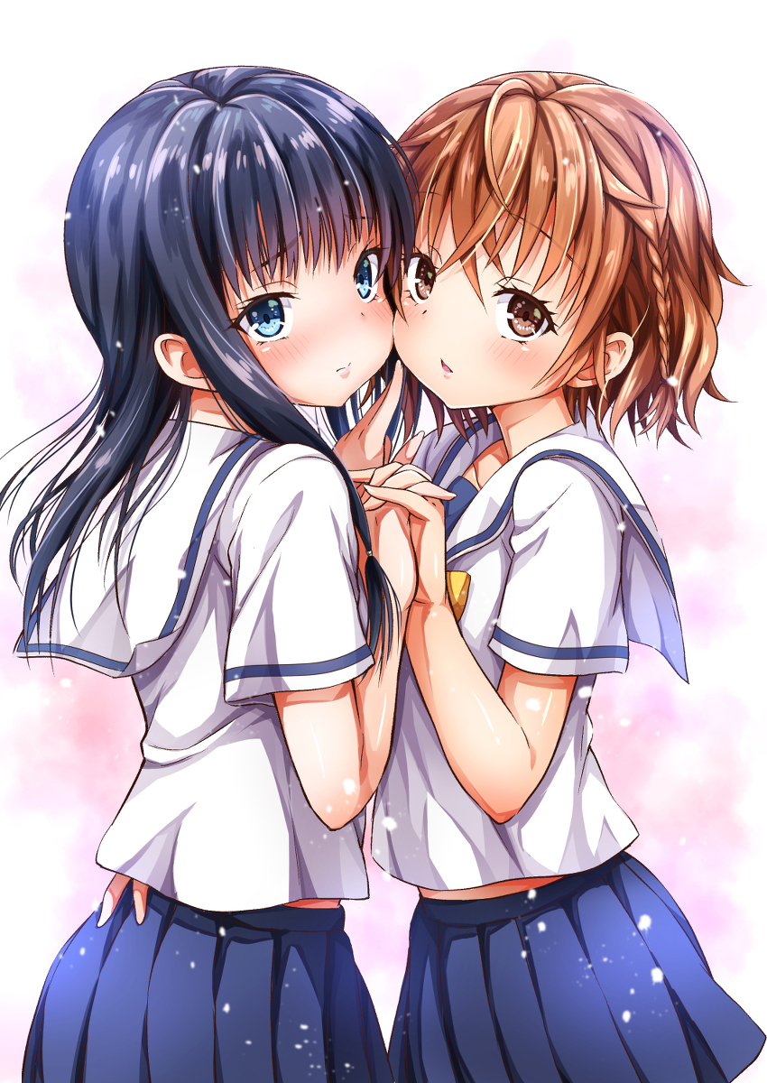 This is a pixiv picture whose title is 百合うさぎ.