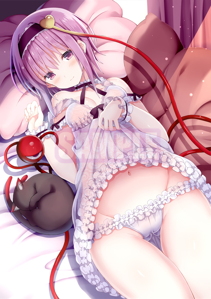 This is a pixiv picture whose title is ベビードールさとりん.