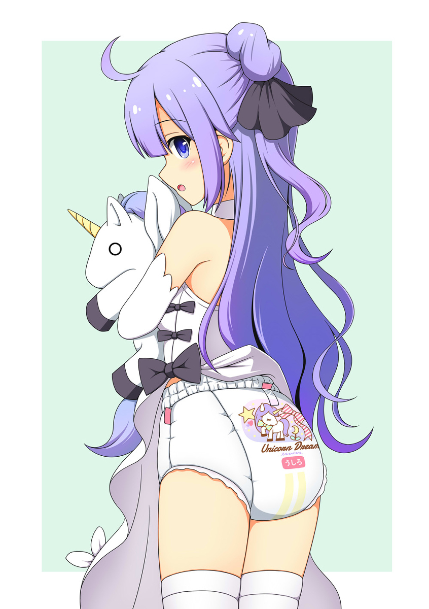 This is a pixiv picture whose title is ユニコーン.
