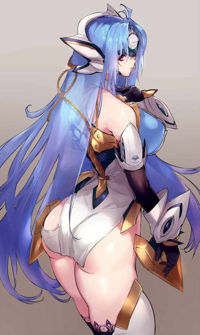 This is a pixiv picture whose title is KOS-MOS.