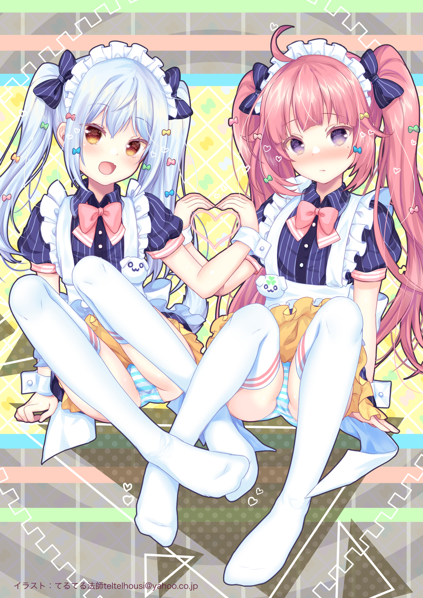 This is a pixiv picture whose title is ふたごコーデ.