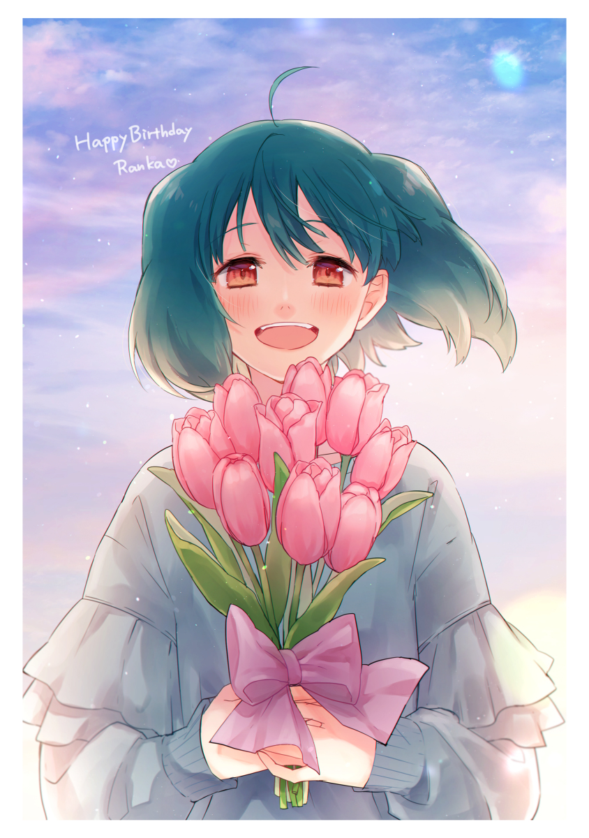 This is a pixiv picture whose title is ランカちゃんお誕生日おめでとう、だいすき.