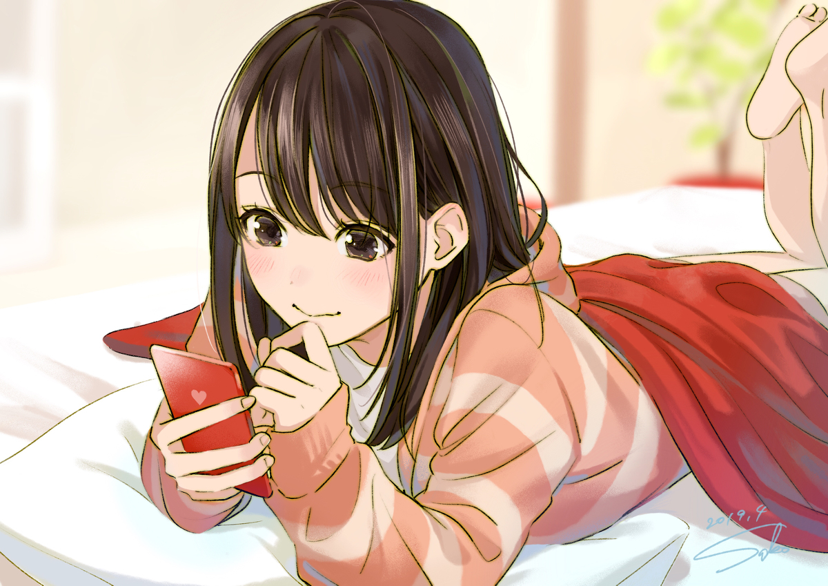 This is a pixiv picture whose title is にやけちゃう.