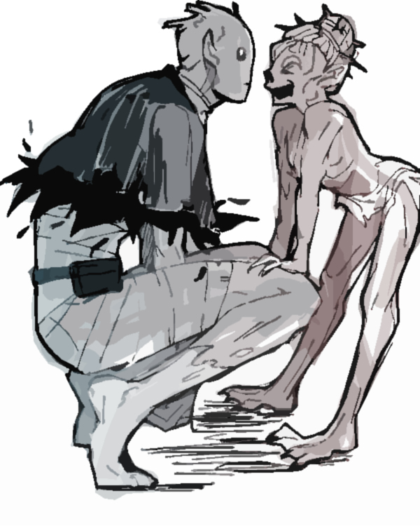 This is a pixiv picture whose title is DbD落書きまとめ⑧.