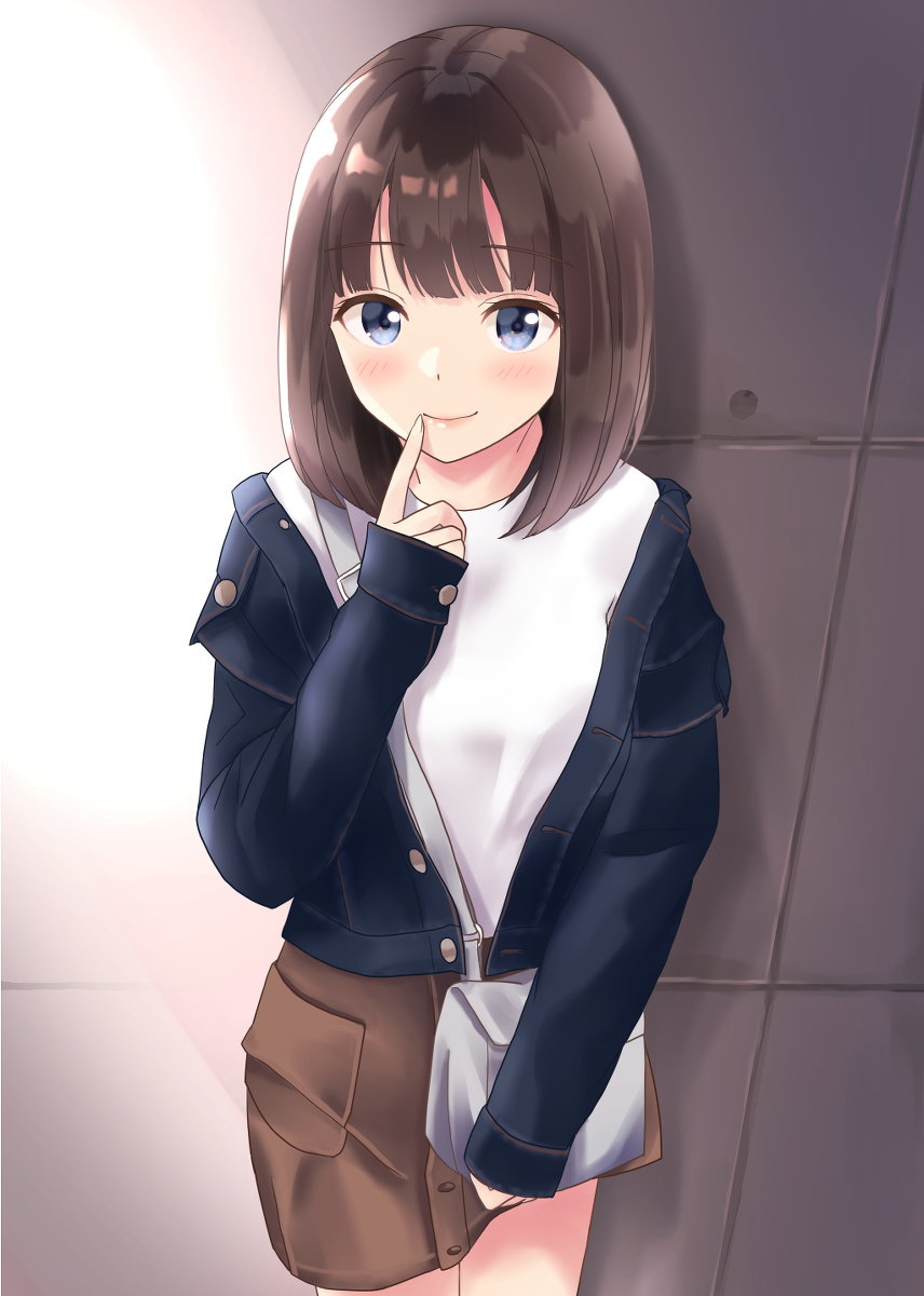 This is a pixiv picture whose title is ニコッ.