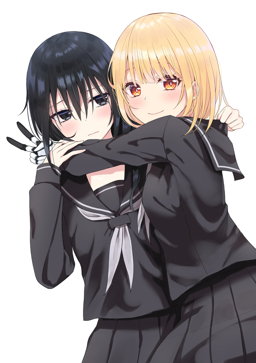 This is a pixiv picture whose title is 義手百合.