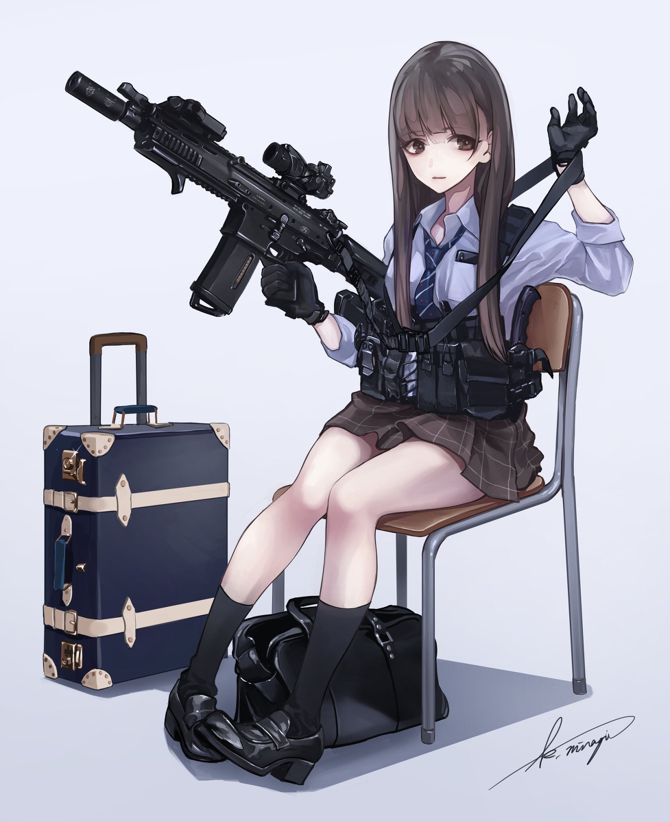 This is a pixiv picture whose title is First Armed JK of the new era.