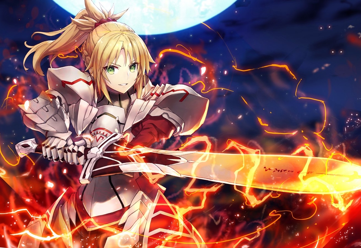 This is a pixiv picture whose title is モードレッド.