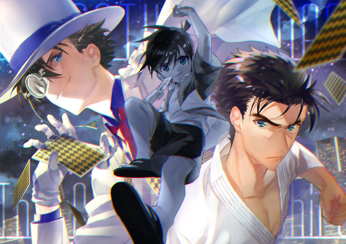 This is a pixiv picture whose title is 紺青の拳.