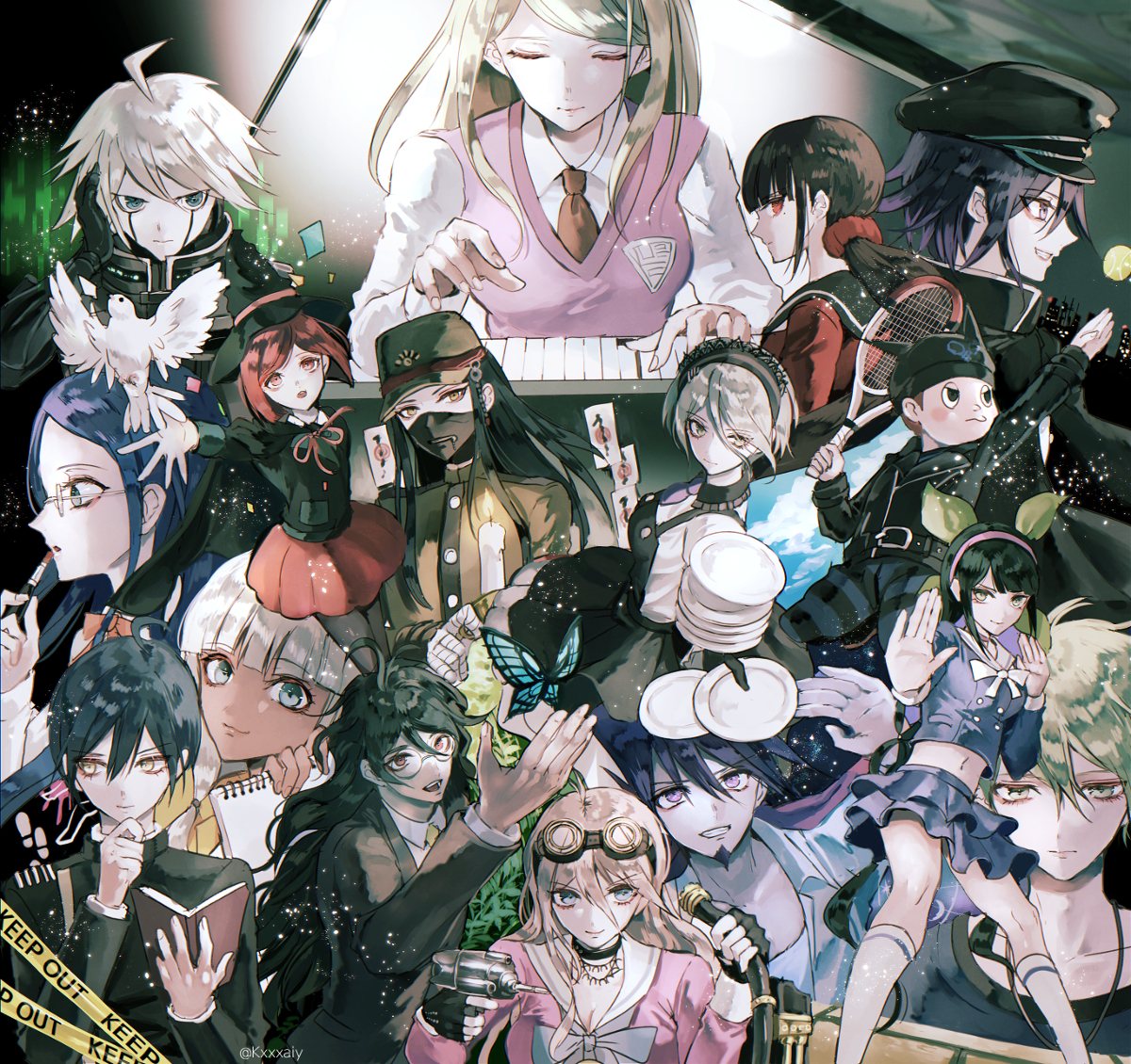 This is a pixiv picture whose title is V3.