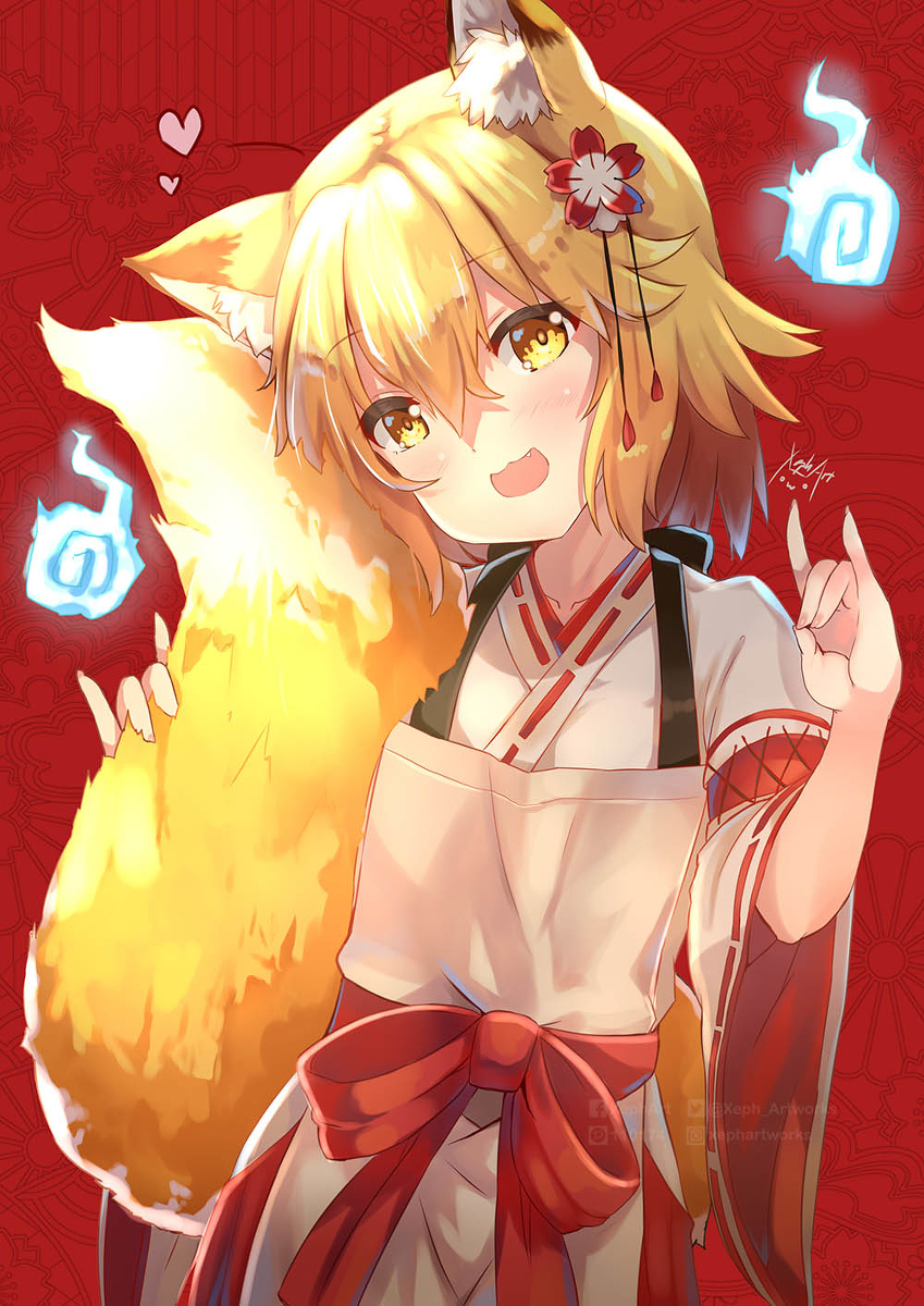 This is a pixiv picture whose title is 世話やきキツネの仙狐さん.
