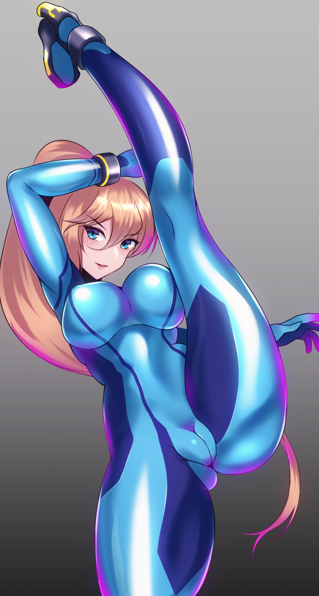 This is a pixiv picture whose title is Zerosuit samus.