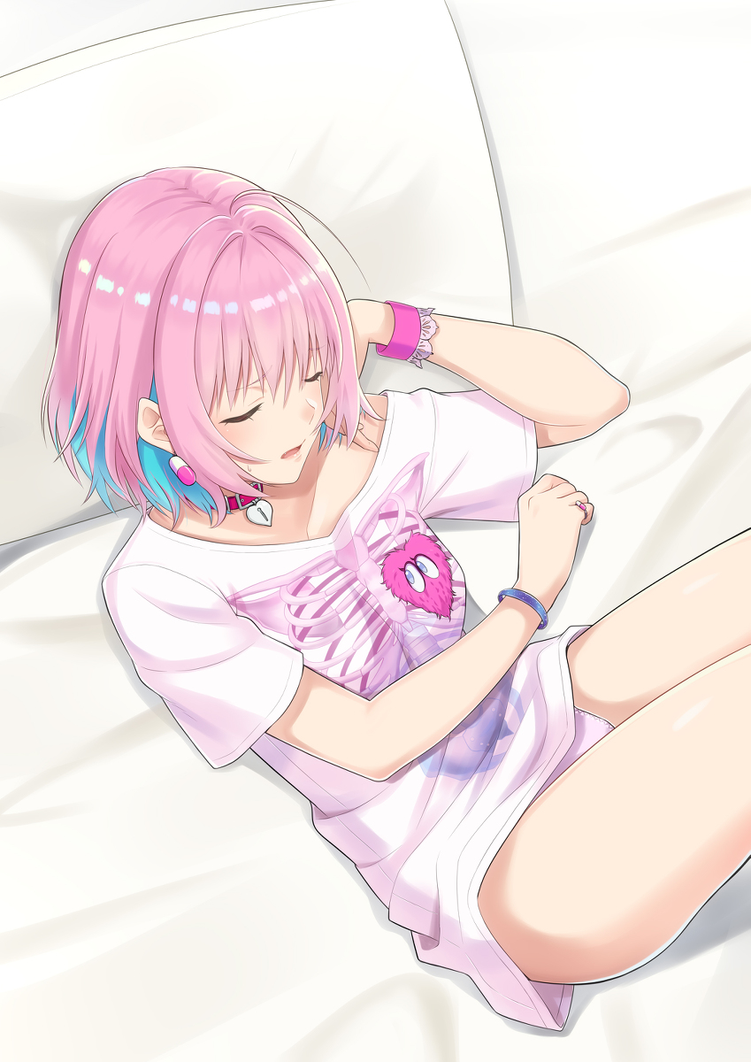 This is a pixiv picture whose title is 夢見の悪い夢見りあむ.