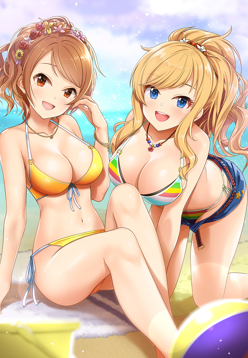 This is a pixiv picture whose title is 【102】きらめきの夏風.