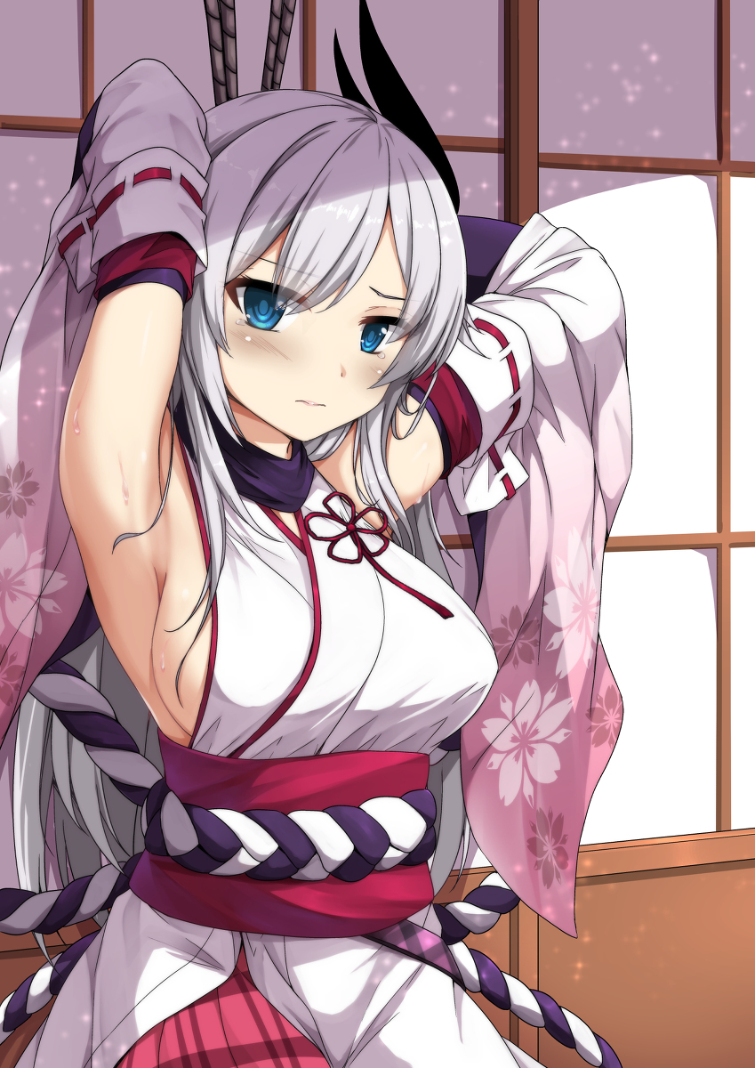 This is a pixiv picture whose title is Miko Cecilia.