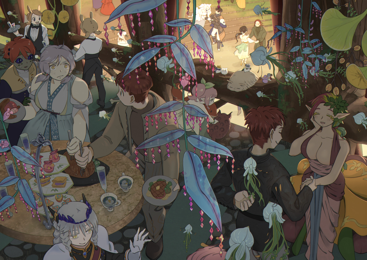 This is a pixiv picture whose title is 【PFLS】華の宴【謳華祭】.