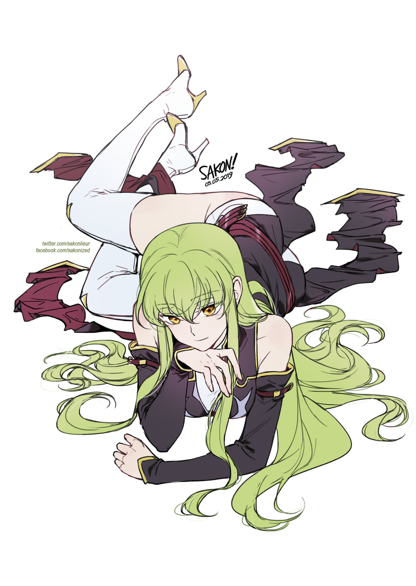 This is a pixiv picture whose title is C.C..