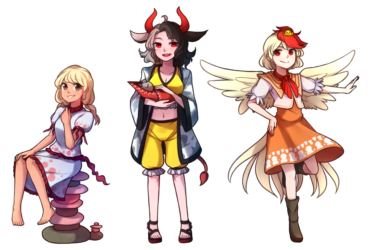 This is a pixiv picture whose title is TH17 Demo Rollcall.