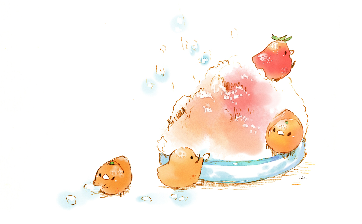 This is a pixiv picture whose title is あられかき氷.