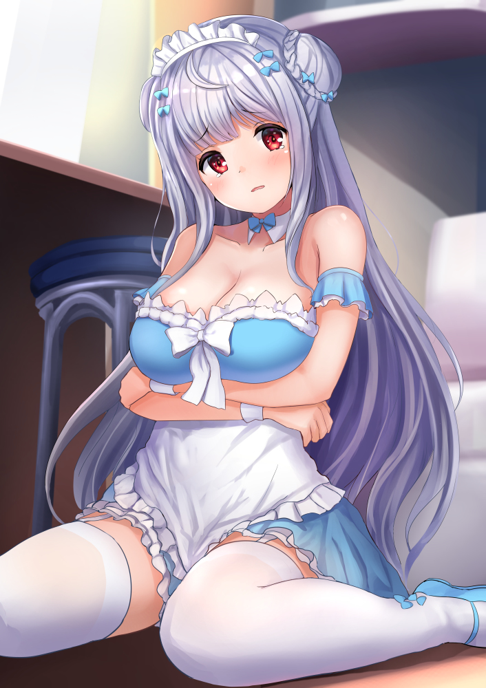 This is a pixiv picture whose title is メイドシグニットちゃん.