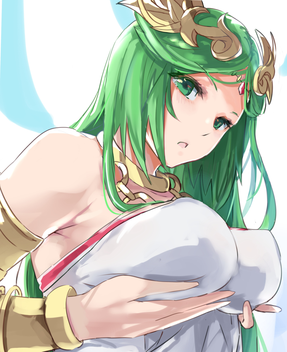 This is a pixiv picture whose title is おっパルテナ.