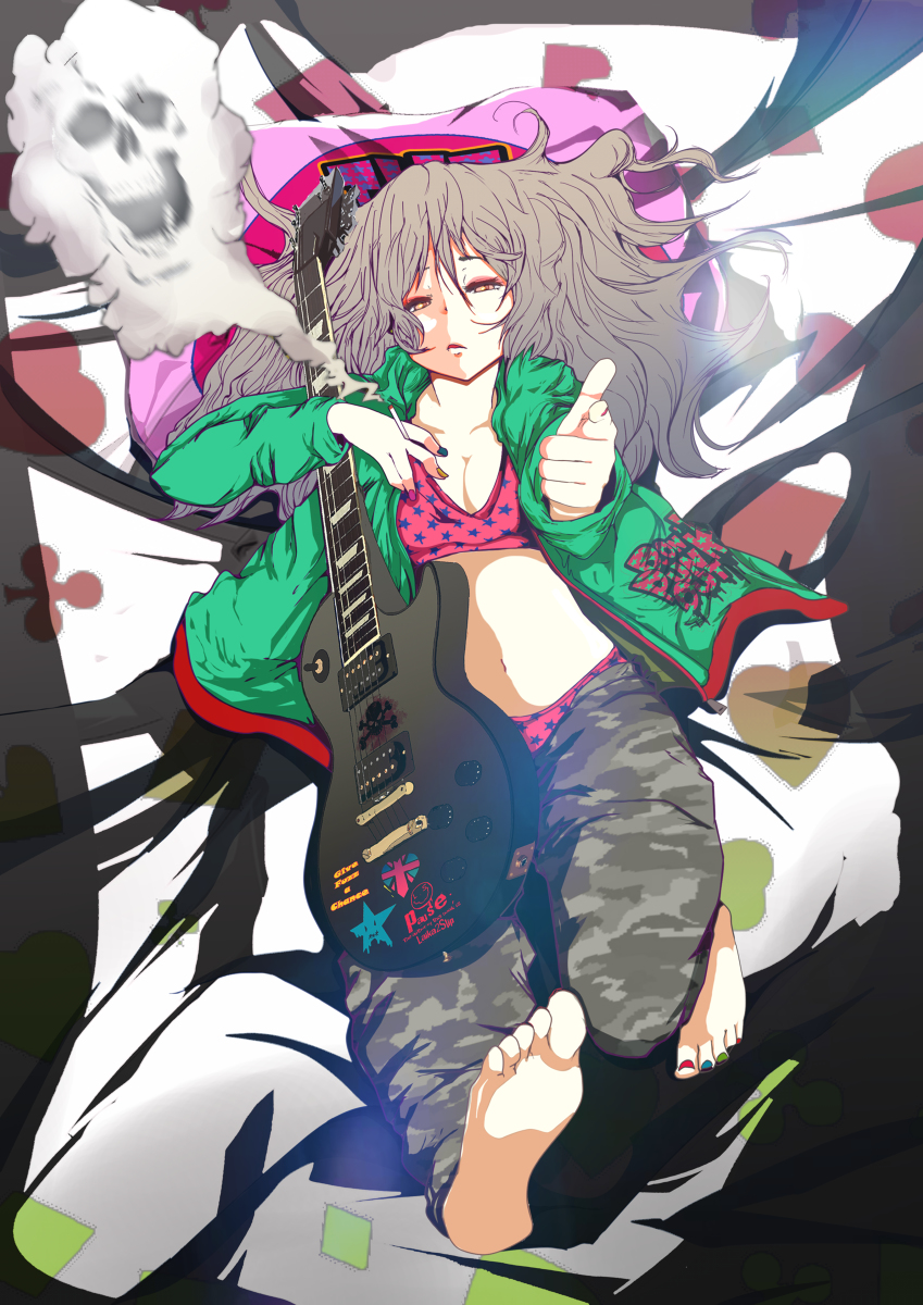 This is a pixiv picture whose title is 目が覚めたらロックだった.