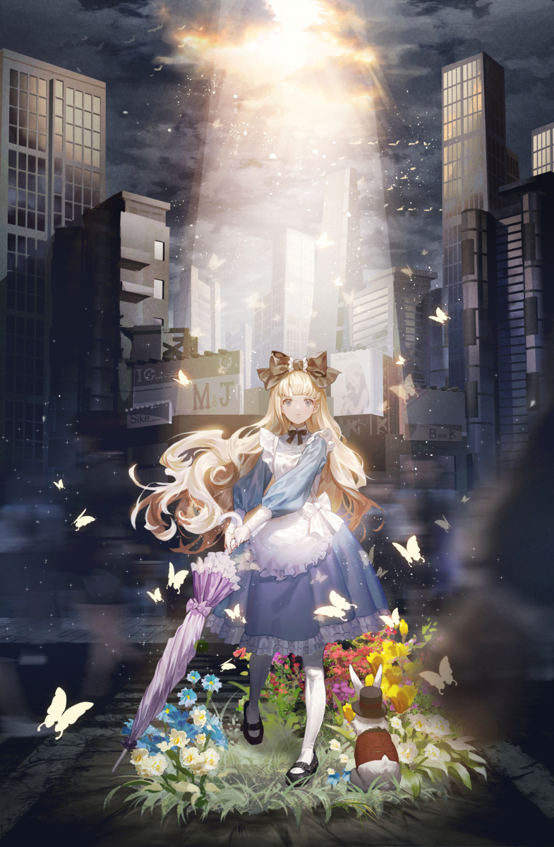 This is a pixiv picture whose title is Alice in wonderland.