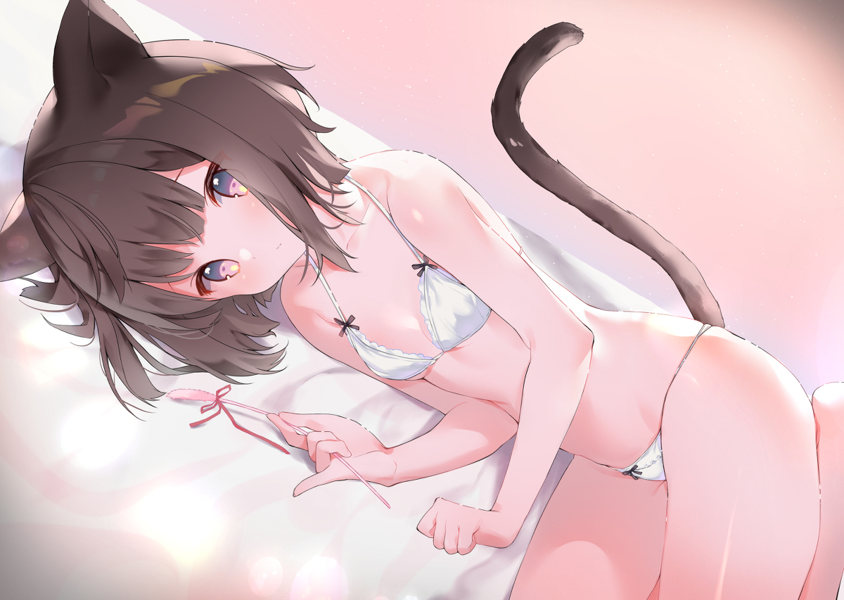 This is a pixiv picture whose title is 構って欲しいにゃん.