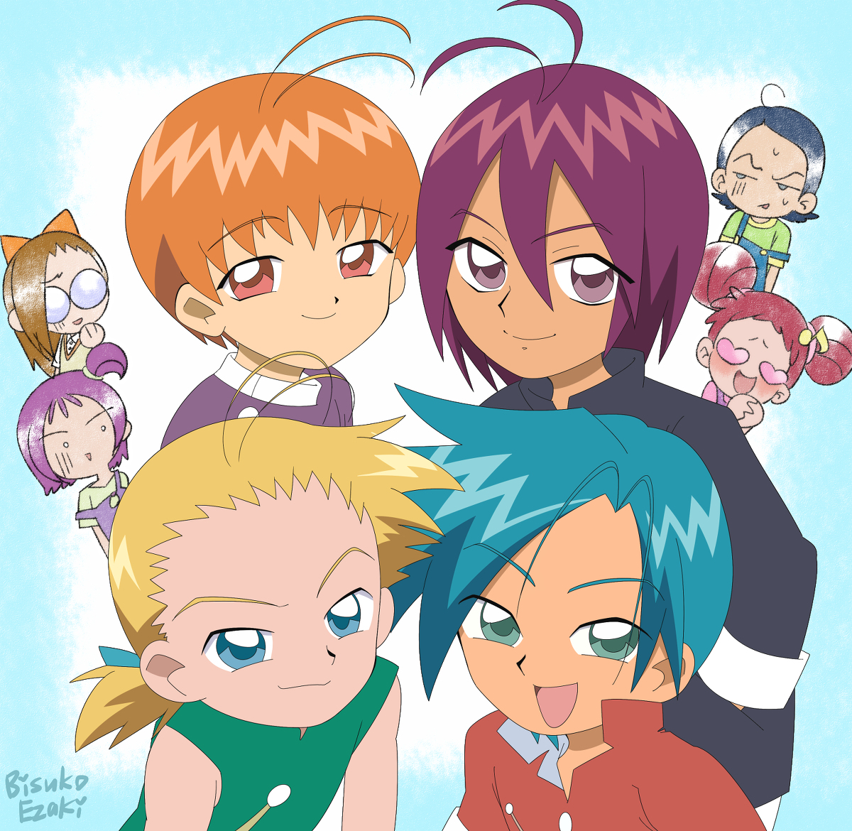 This is a pixiv picture whose title is ♭した気持ちが♯に.
