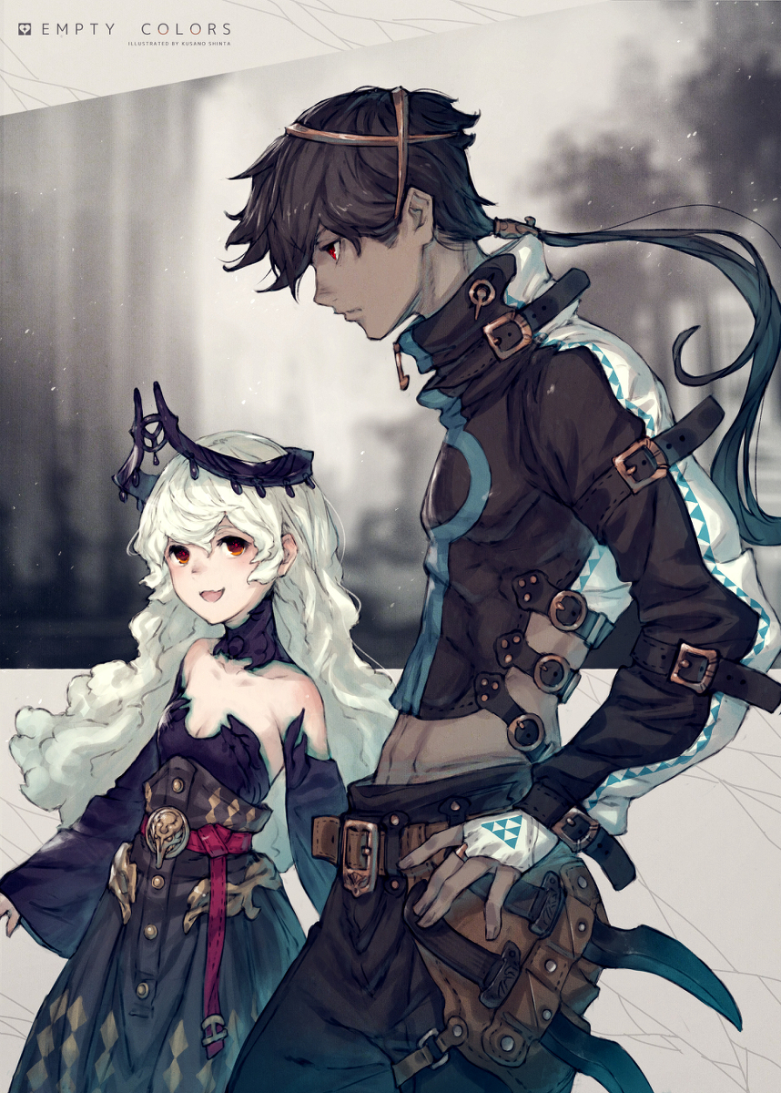 This is a pixiv picture whose title is 王女と護衛.