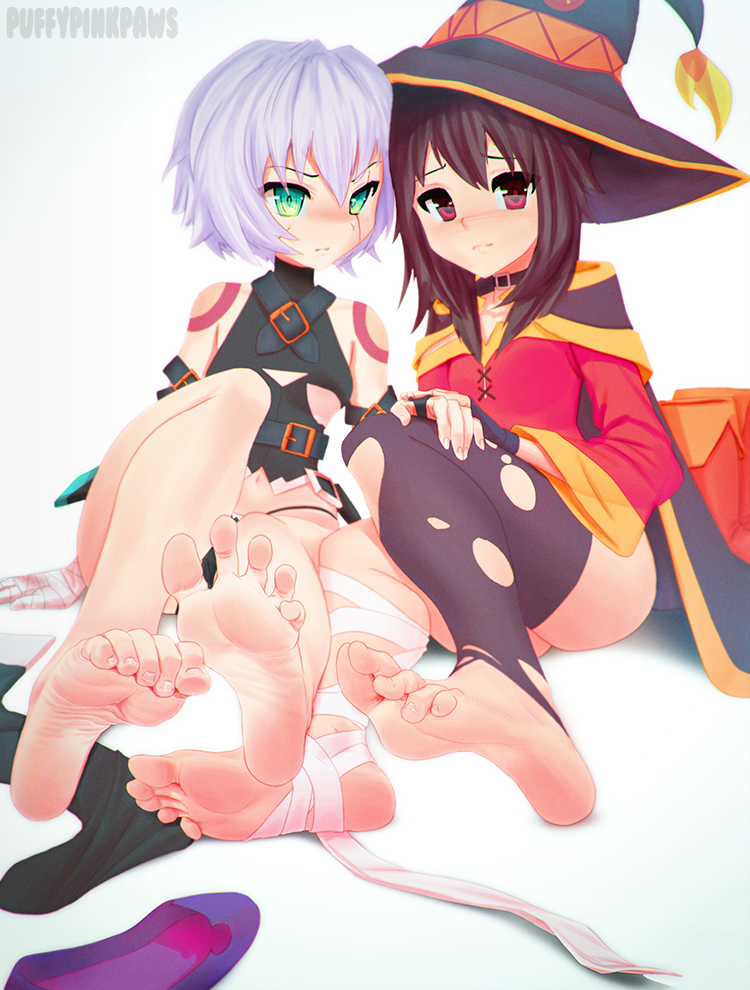 This is a pixiv picture whose title is COMMISSION: Jack & Megumin.