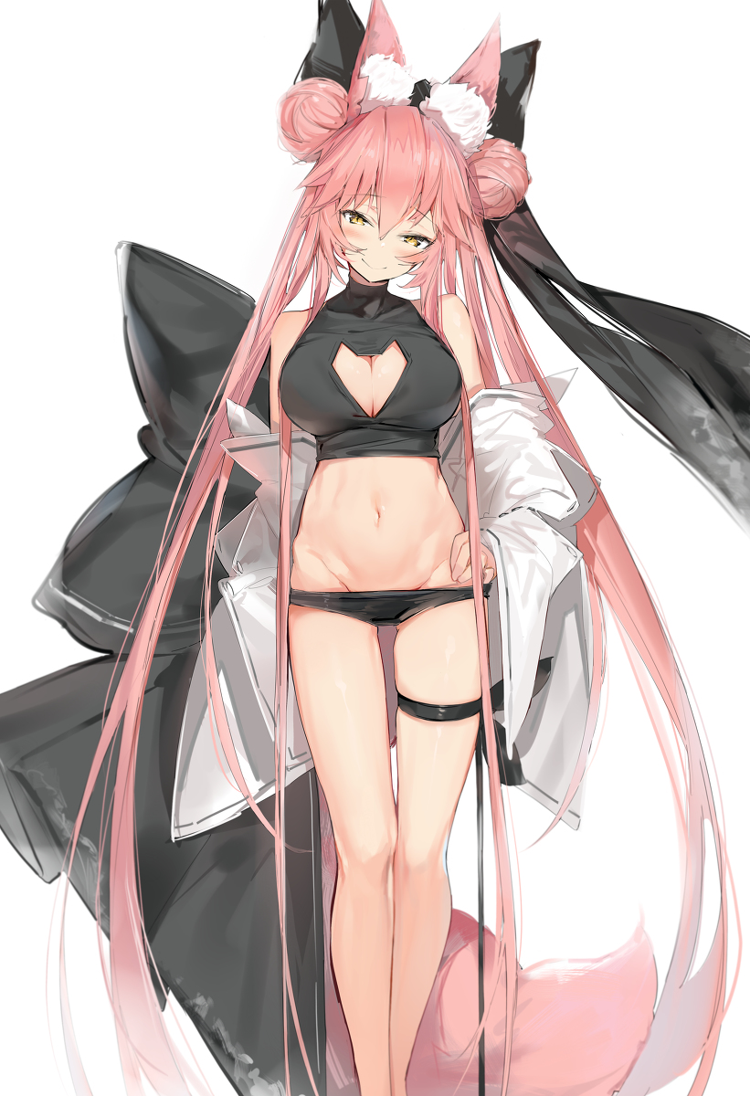 This is a pixiv picture whose title is 玉藻の前.