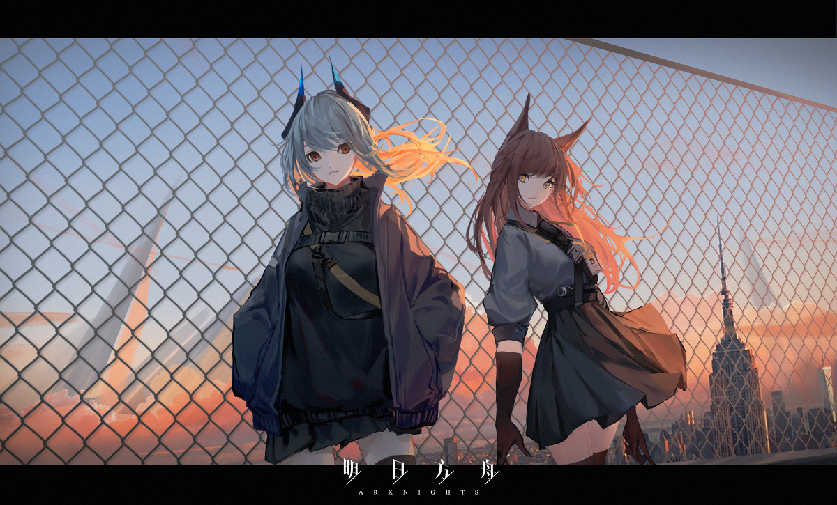This is a pixiv picture whose title is 雷蛇&芙兰卡.