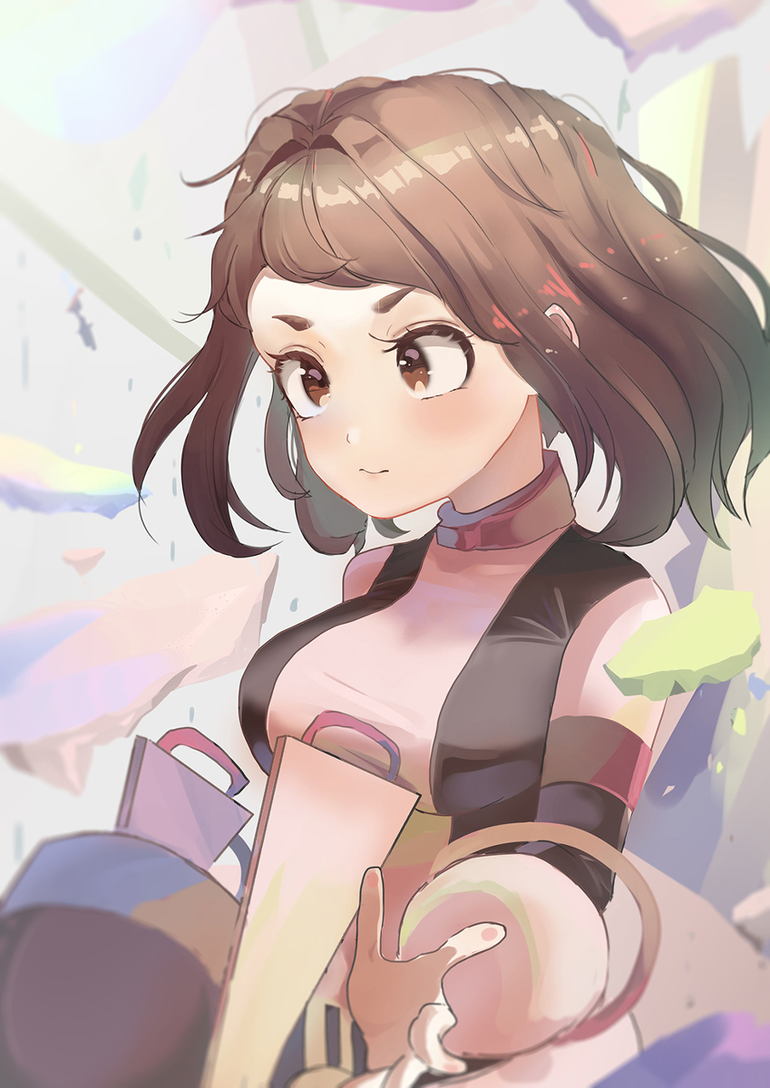 This is a pixiv picture whose title is お茶子.