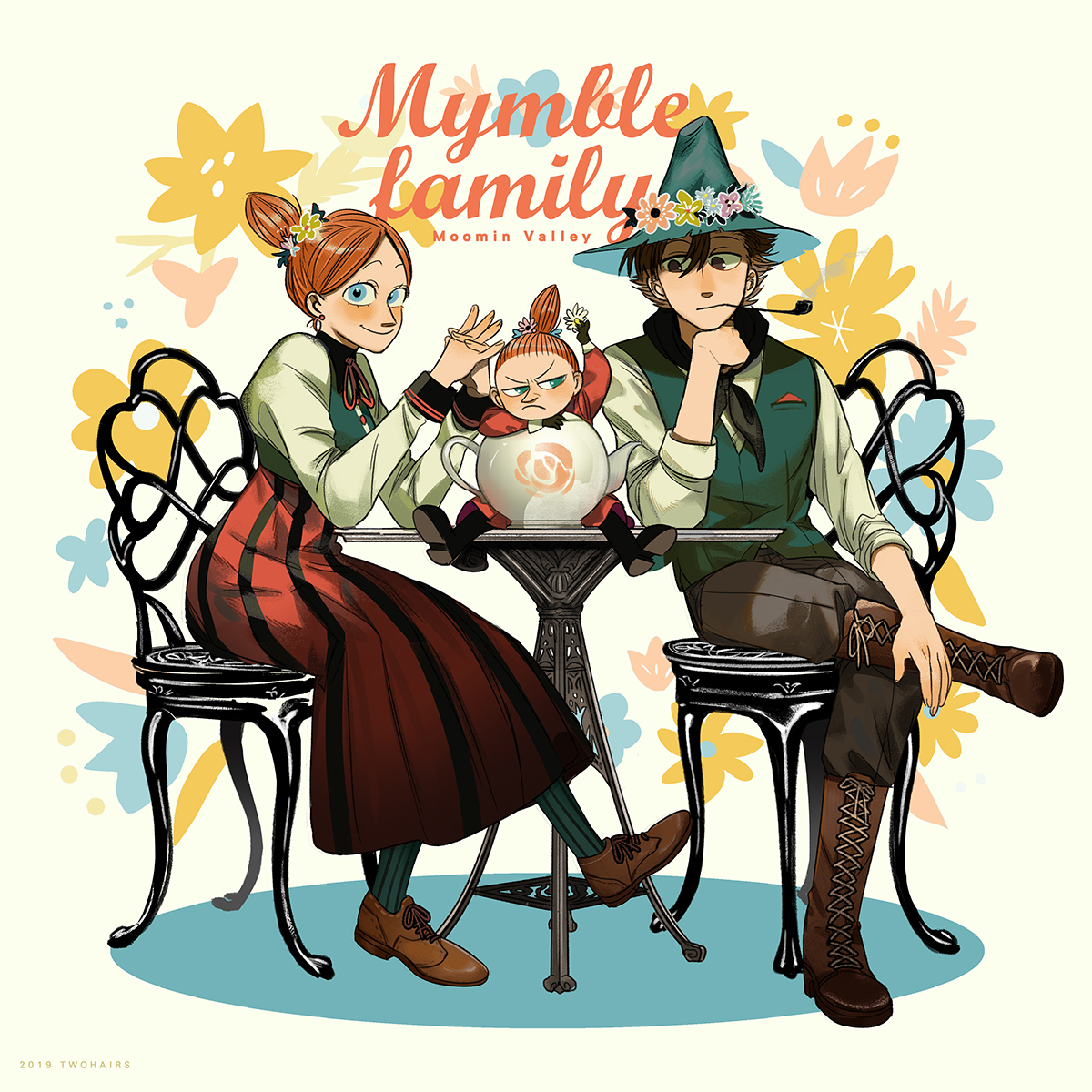 This is a pixiv picture whose title is Mymble family.