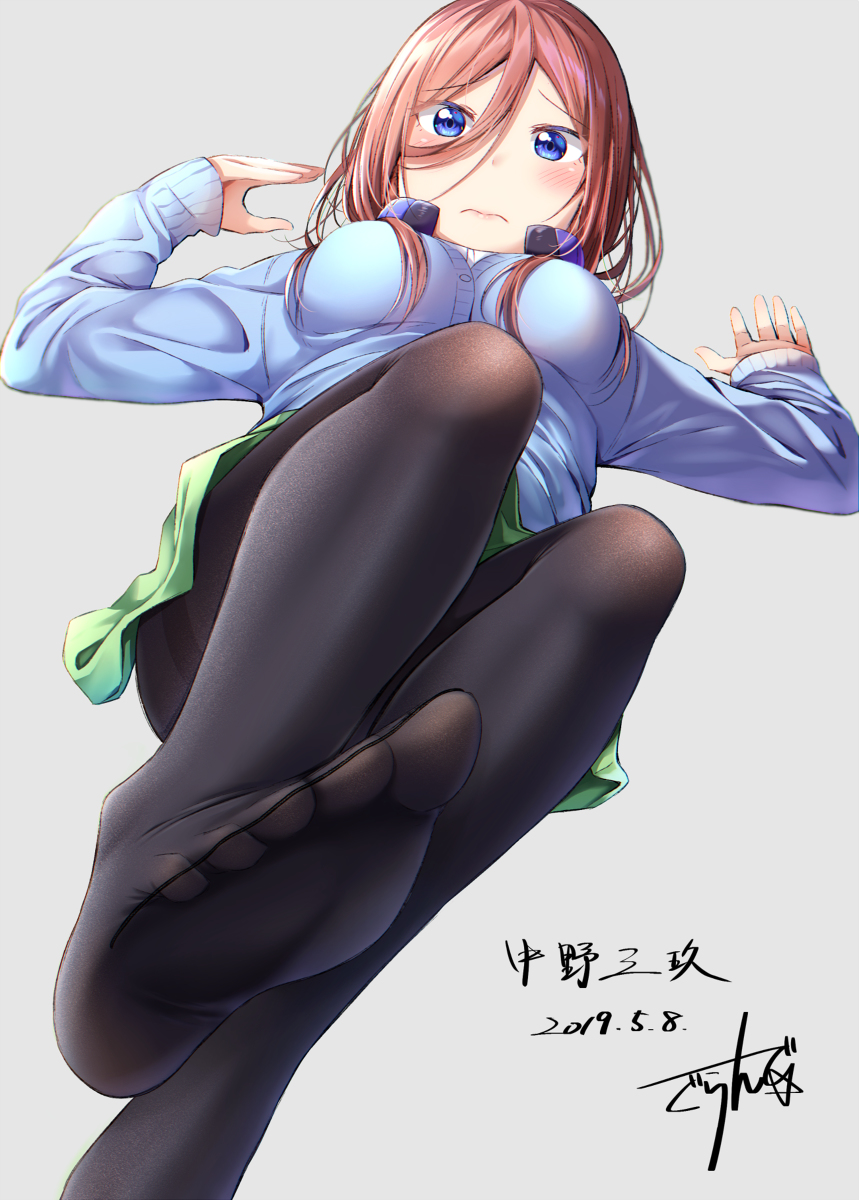 This is a pixiv picture whose title is 中野三玖.