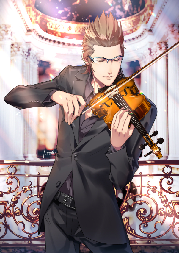 This is a pixiv picture whose title is バイオリン.