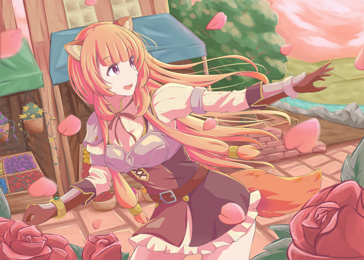 This is a pixiv picture whose title is ラフタリア.