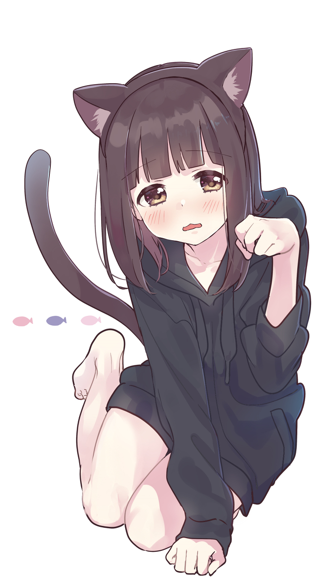 This is a pixiv picture whose title is にゃん。.