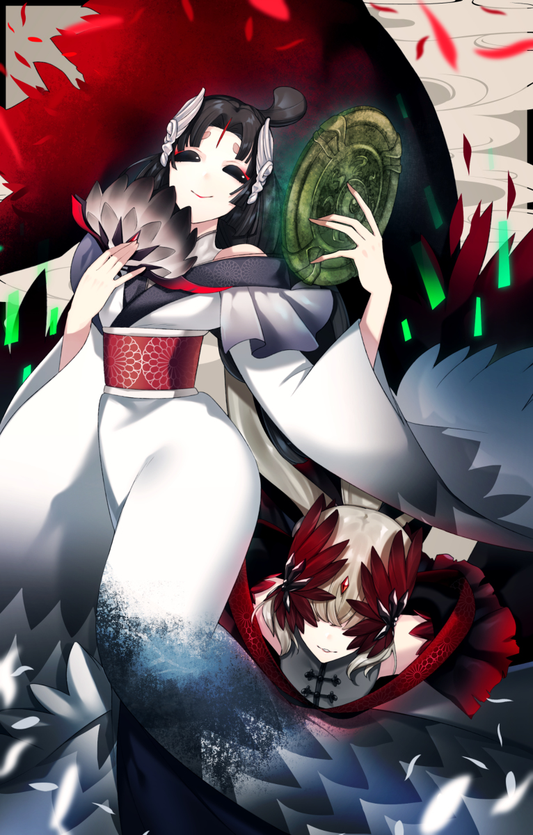 This is a pixiv picture whose title is 仙鶴.