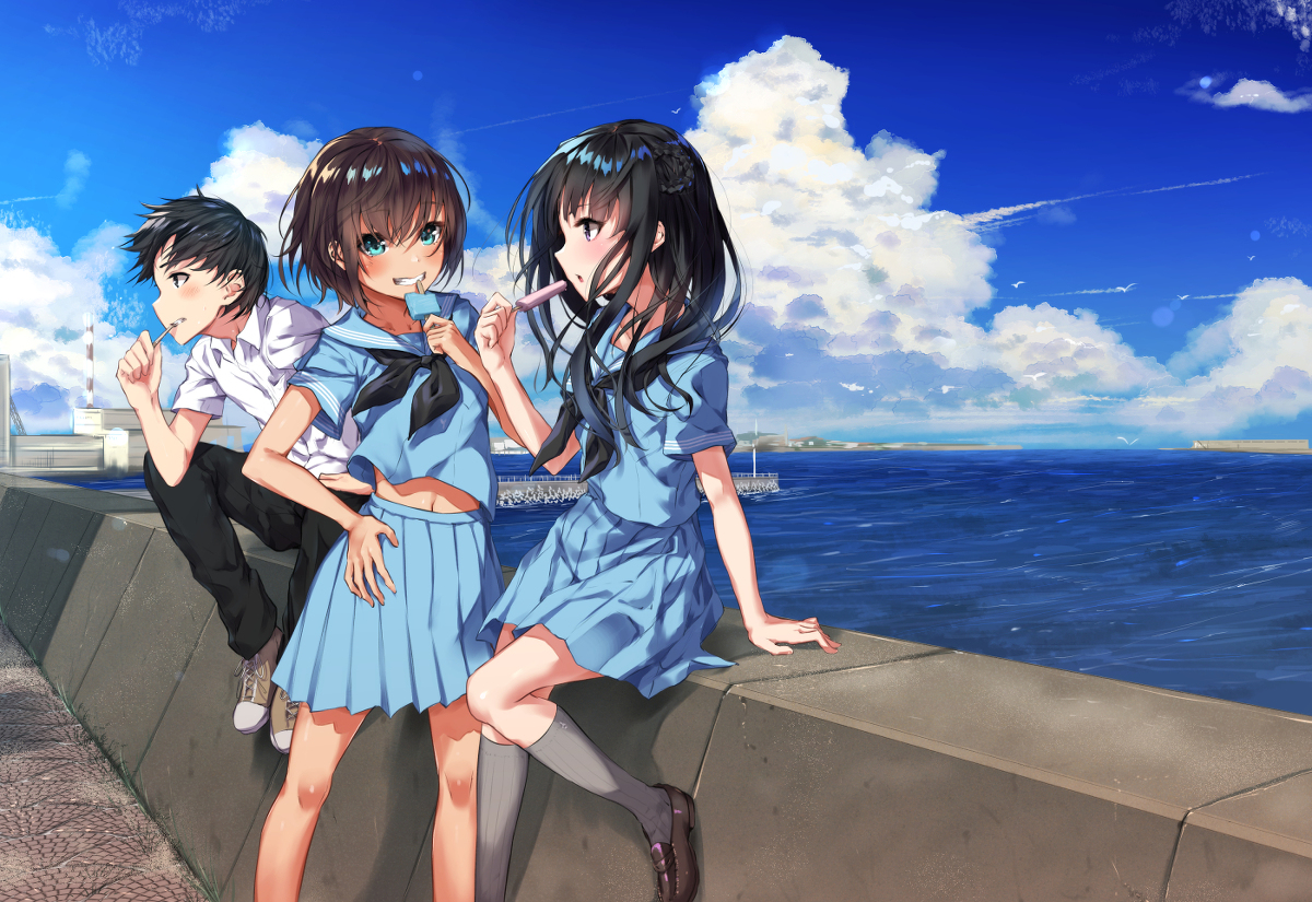 This is a pixiv picture whose title is サマブル.