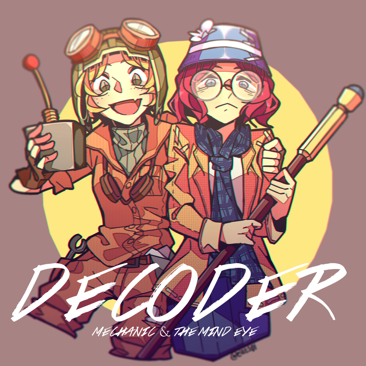 This is a pixiv picture whose title is The Decoder.