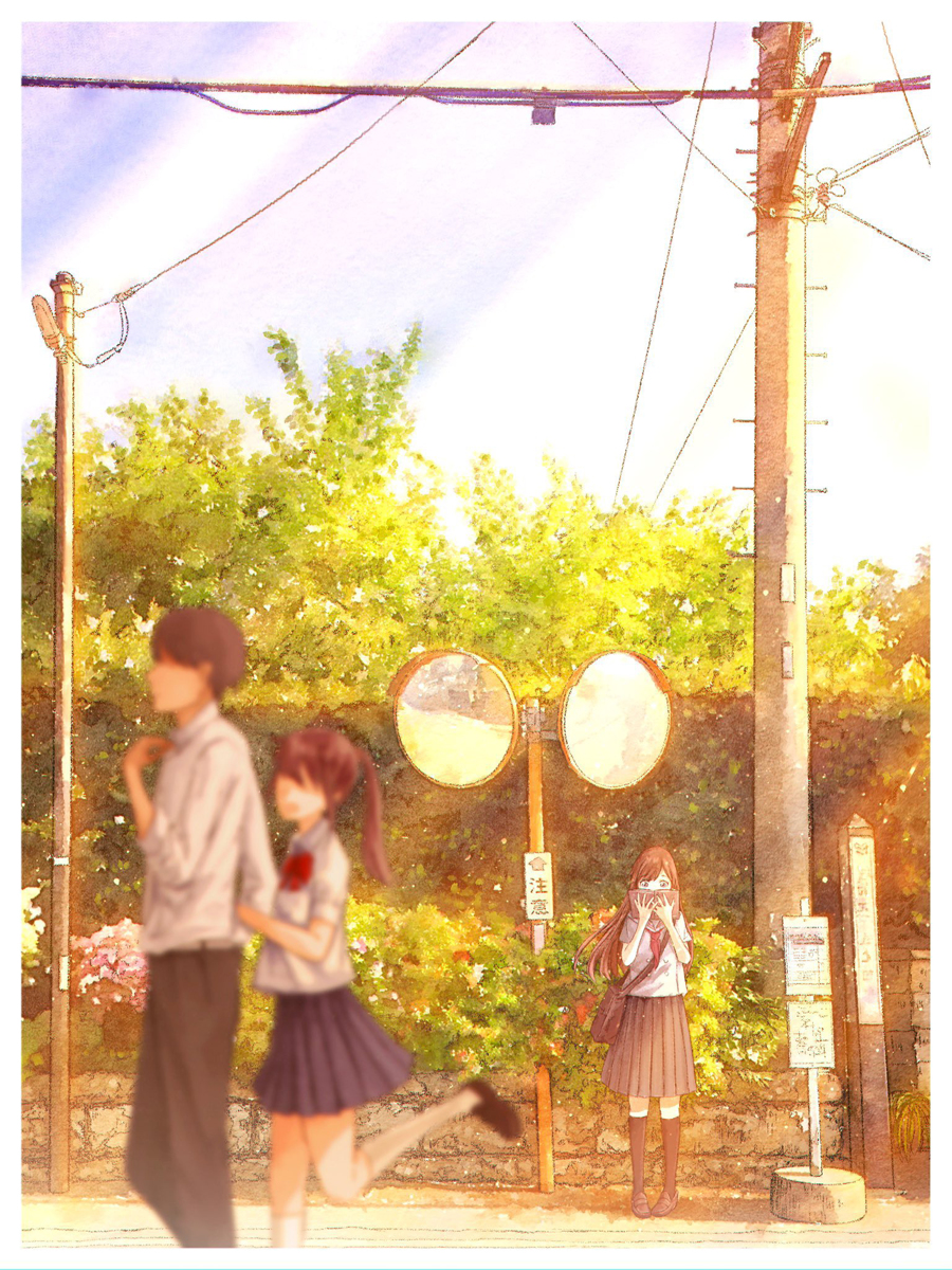 This is a pixiv picture whose title is 君との距離の測り方.